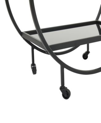 Metal Contemporary Bar Cart