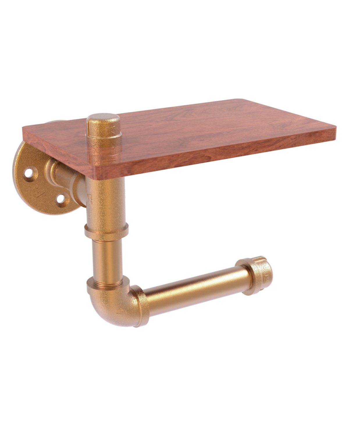 15901487 Pipeline Collection Toilet Paper Holder with Wood  sku 15901487