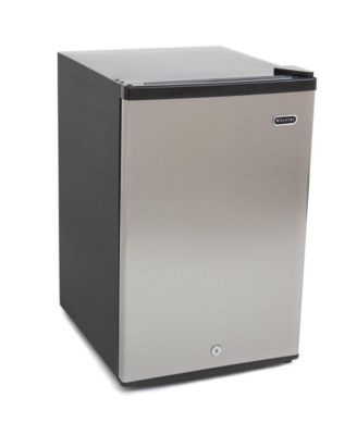 3.0 cu. ft. Energy Star Upright Freezer with Lock - Stainless Steel