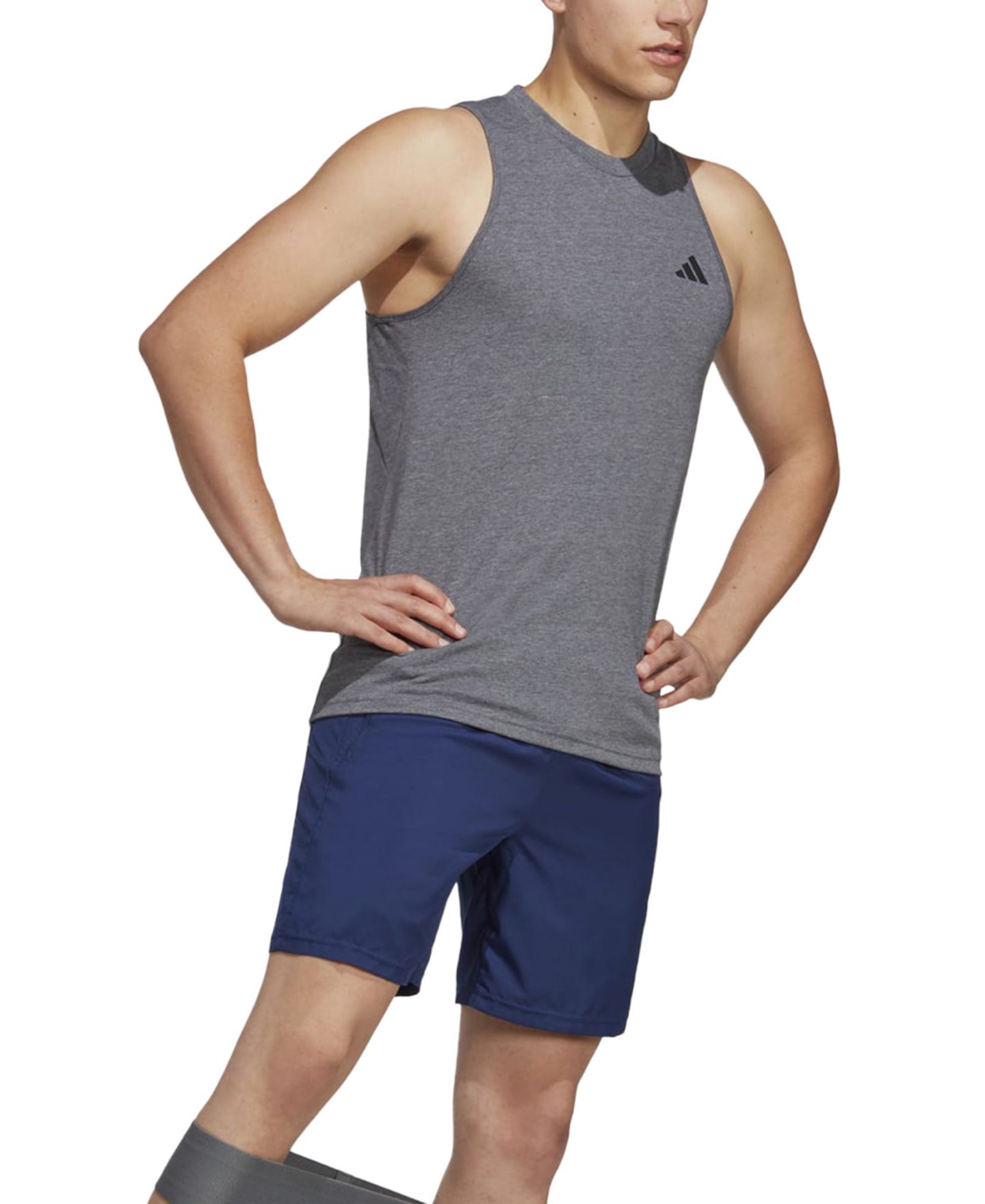 Мужские шорты adidas Essentials Training, цвет: Тёмный синий — фото 4