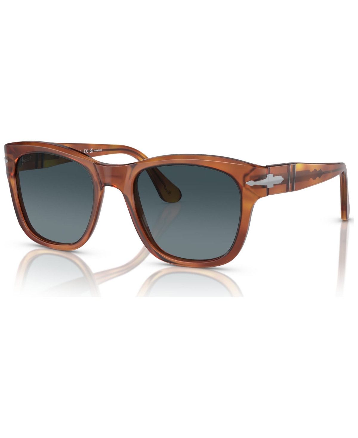 Shop Persol Unisex Polarized Sunglasses, 0po3313s96s352w 52 In Terra Di Siena