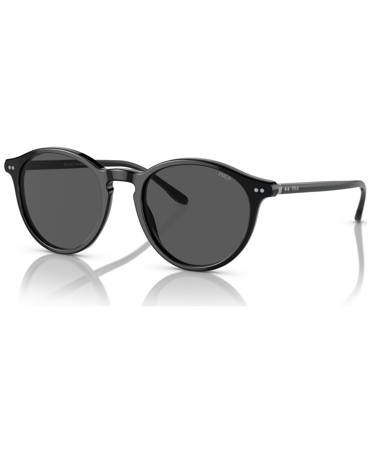 Shop Polo Ralph Lauren Men's Sunglasses, Ph419351-x 51 In Shiny Black