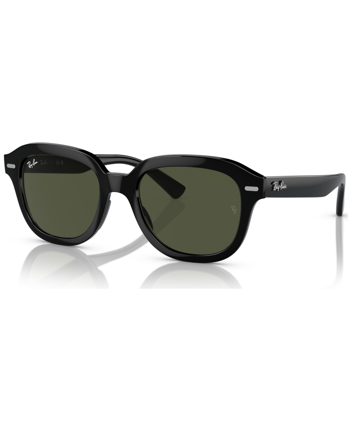 Ray Ban Ray-ban Womens Black Rb4398 Erik Square-frame Acetate Sunglasses In Black