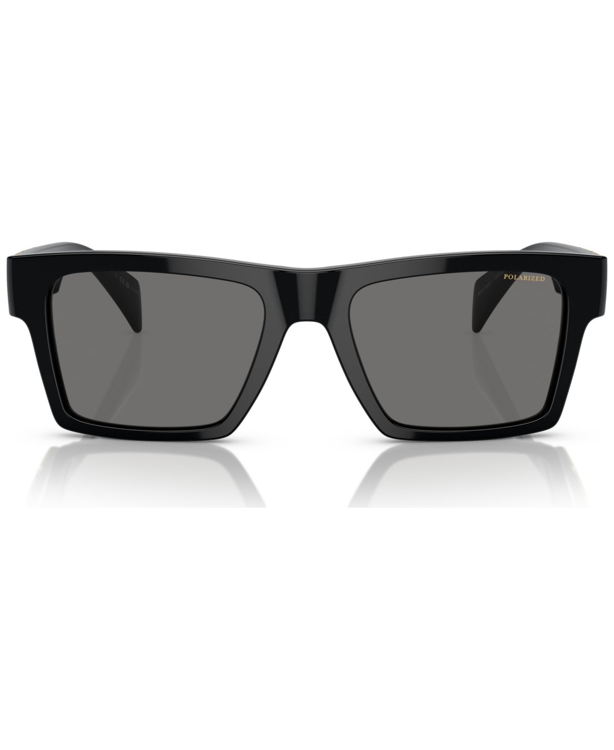 Shop Versace Men's Polarized Sunglasses, Ve4445 In Black
