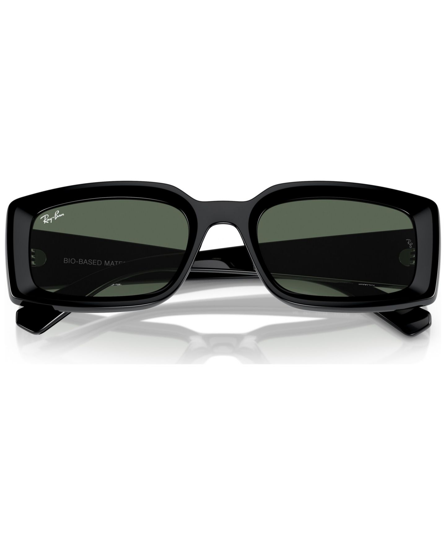 Женские солнцезащитные очки Ray-Ban Kiliane Low Bridge Fit Sunglasses, RB4395F54-X 54, цвет: Чёрный — фото 5