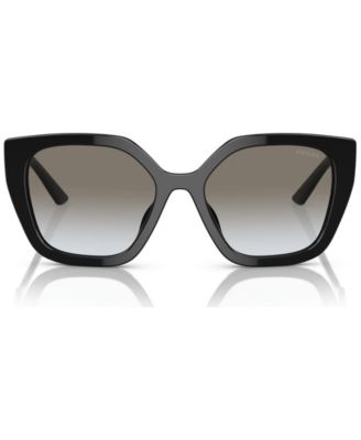 Monochrome Rectangular Women's Sunglasses, PR 24XS