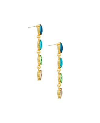Four the Money Glass Earrings