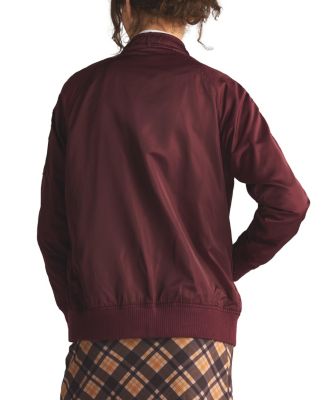 Women's Satin Bomber Jacket