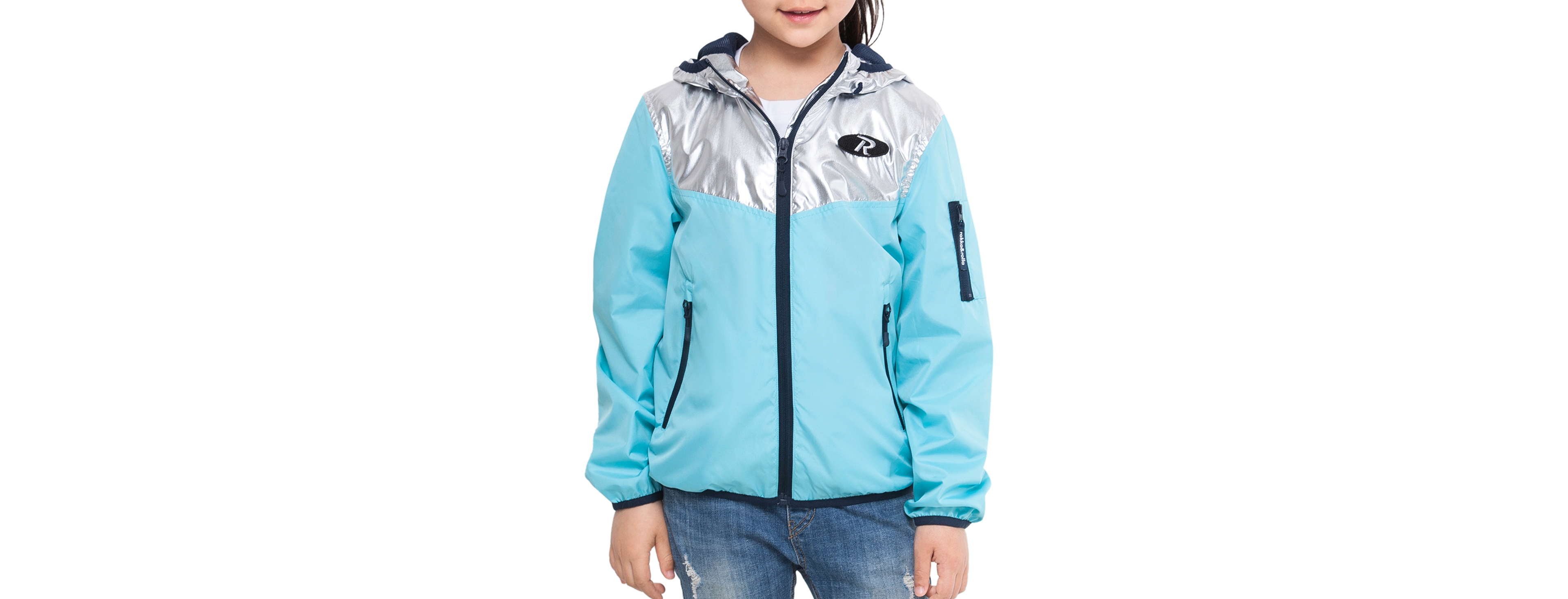 Rokka&Rolla Big Girls Lightweight Windbreaker Jacket Xs-xxl