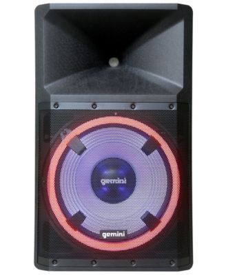 Bluetooth Party Speaker with Party Lights, Microphone, and Speaker Stand