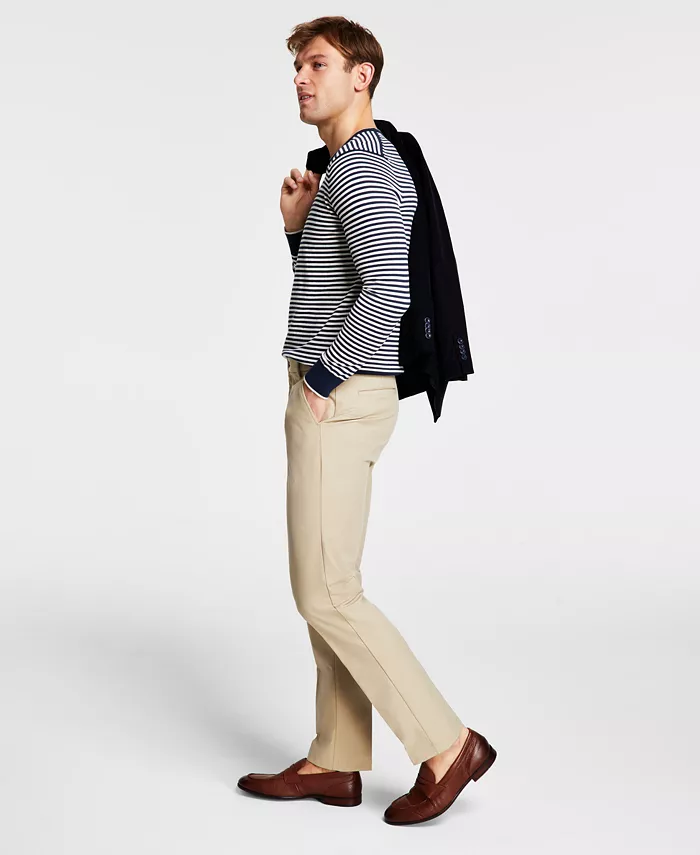 Men's Classic Fit Cotton Stretch Performance Pants - thumbnail 6