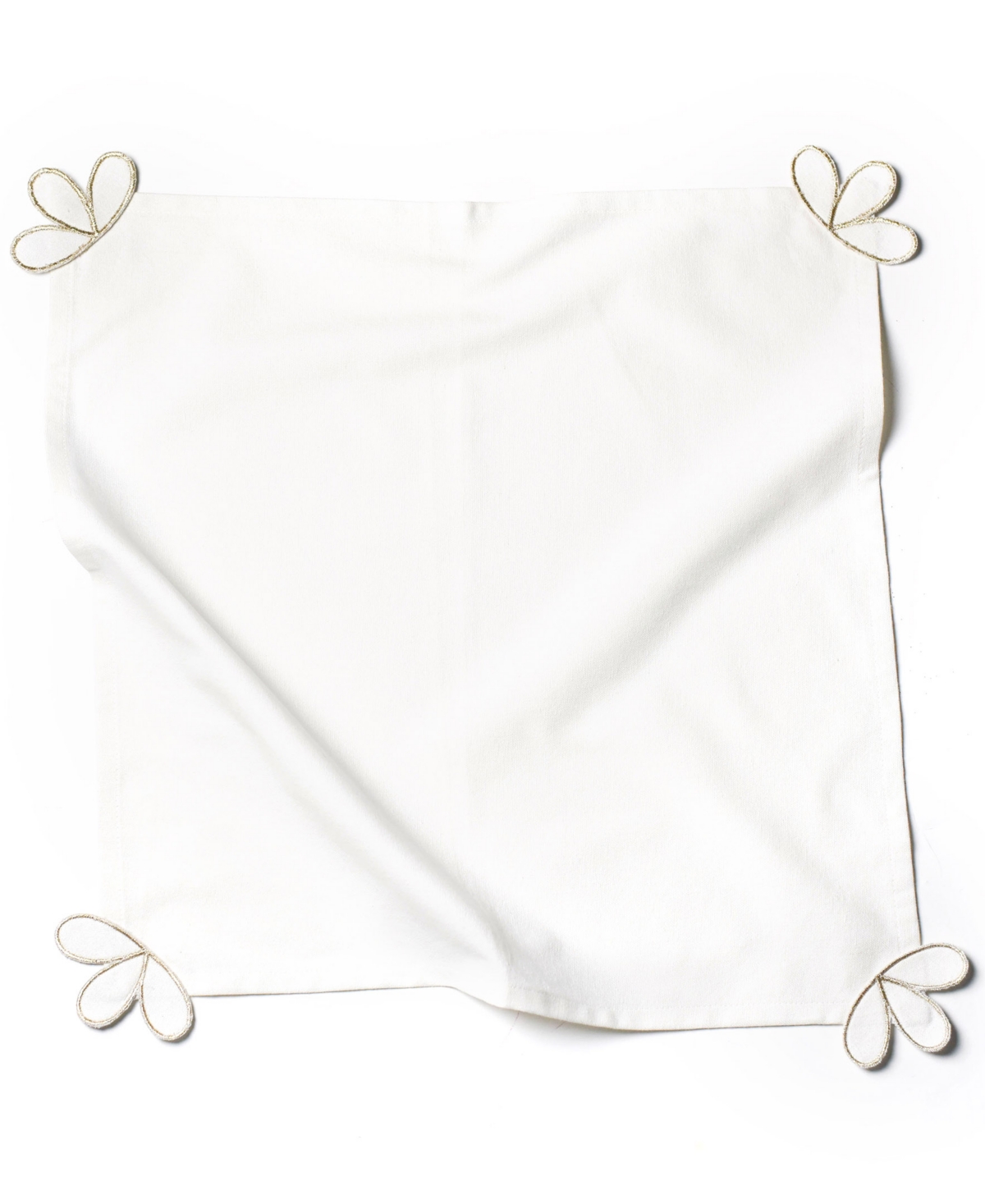 Coton Colors by Laura Johnson Deco Gold Corner Trim Set/4 - White And Gold