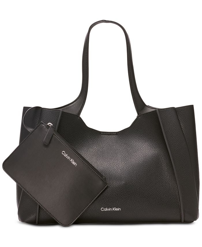 Vader account ik ga akkoord met Calvin Klein Sahara Tote Bag with Removable Pouch & Reviews - Handbags &  Accessories - Macy's