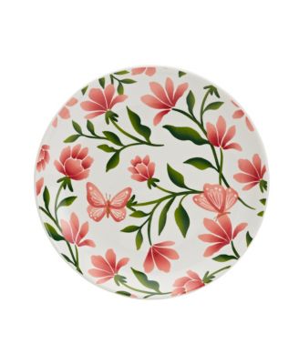 Dolly Parton 8” Floral Butterfly Salad Plates, Set of 4