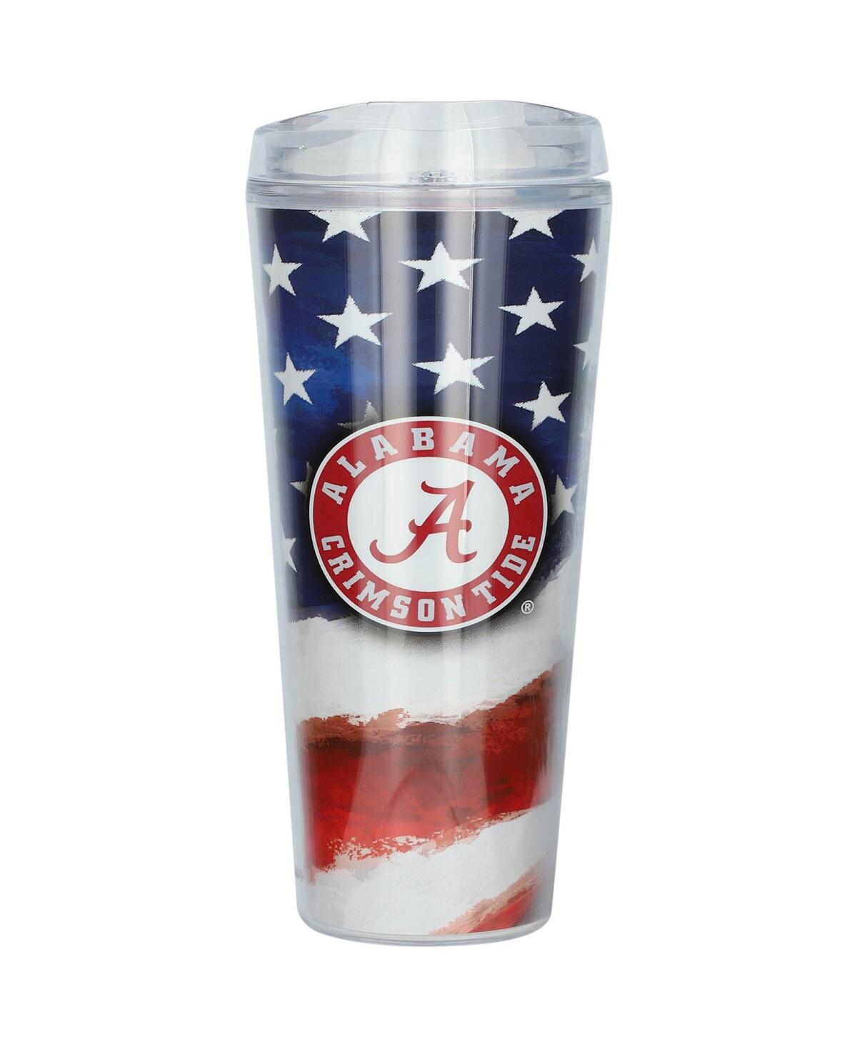 Shop Indigo Falls Alabama Crimson Tide 22 oz Tritan Americana Tumbler In Multi