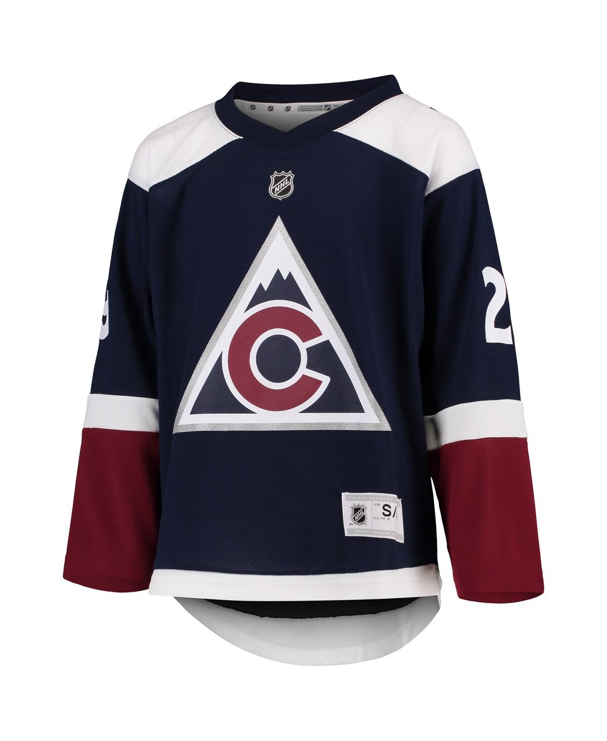 Big Boys Nathan MacKinnonColorado Avalanche Alternate Replica Player Jersey - Navy