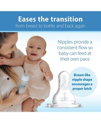 Baby Anti-Colic Options+ Narrow Baby Bottles 8oz, 4 Pack, Green Dream