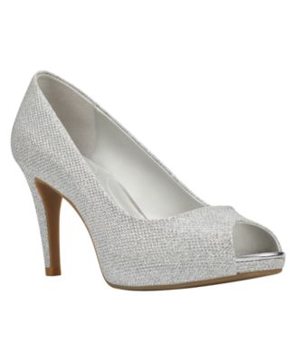 Women's Rainaa Platform Stiletto Peep Toe Pumps