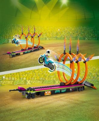 LEGO® City Stunt Truck Ring of Fire Challenge 60357 Building Toy Set, 479 Pieces