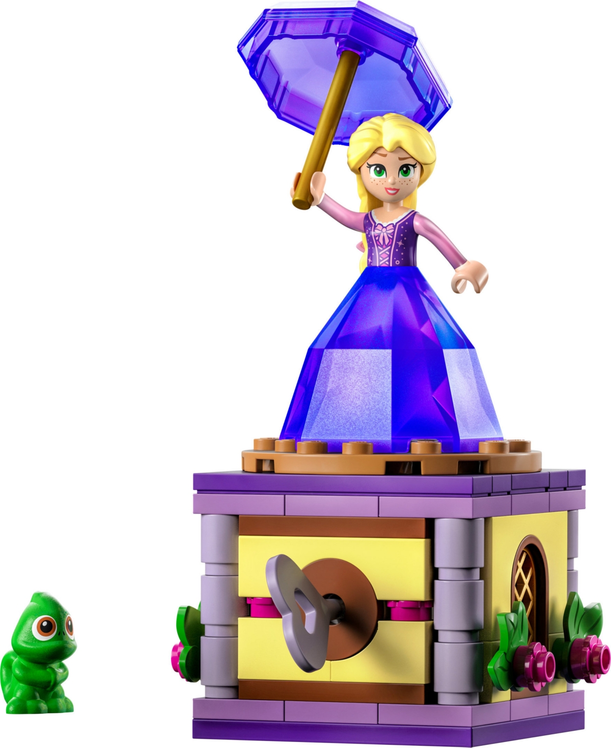 Shop Lego Disney Princess Twirling Rapunzel 43214 Toy Building Set With Rapunzel And Pascal Figures In Multicolor