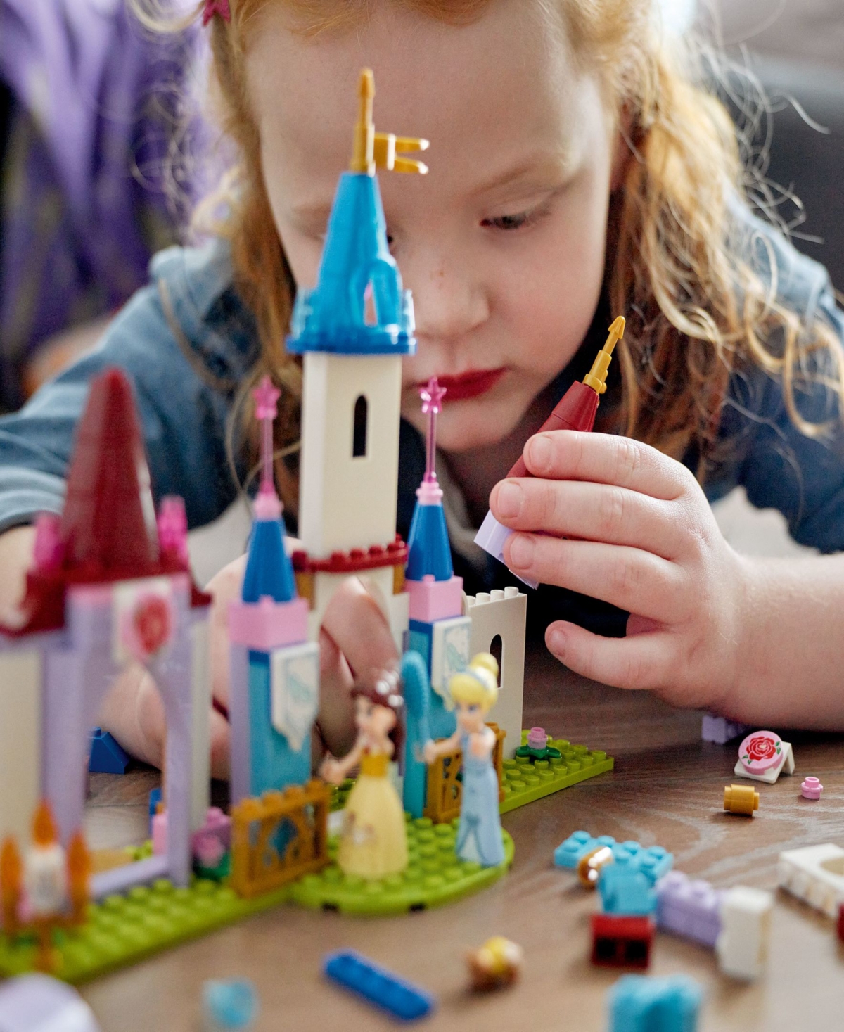 Lego Disney 43219 Princess Creative Castles Toy Building Set With Princess Belle, Cinderella, Gus & Lumie In Multicolor