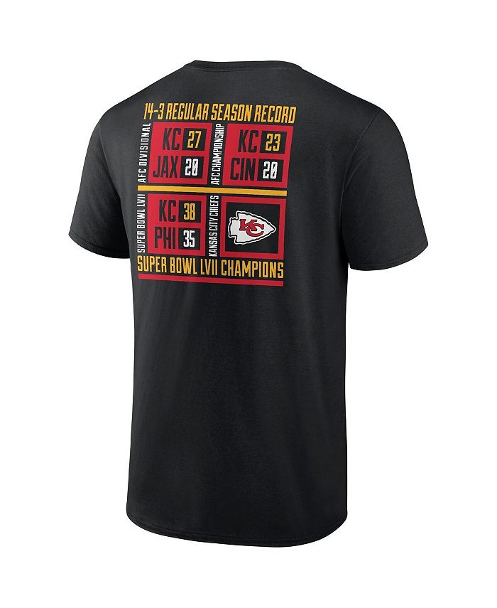 Fanatics Men's Black Kansas City Chiefs Super Bowl LVII Champions Big
