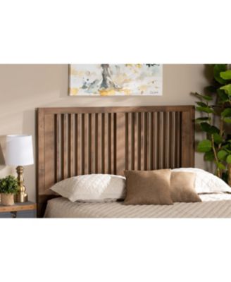 Harena Modern and Contemporary Transitional King Size Finished Wood Headboard