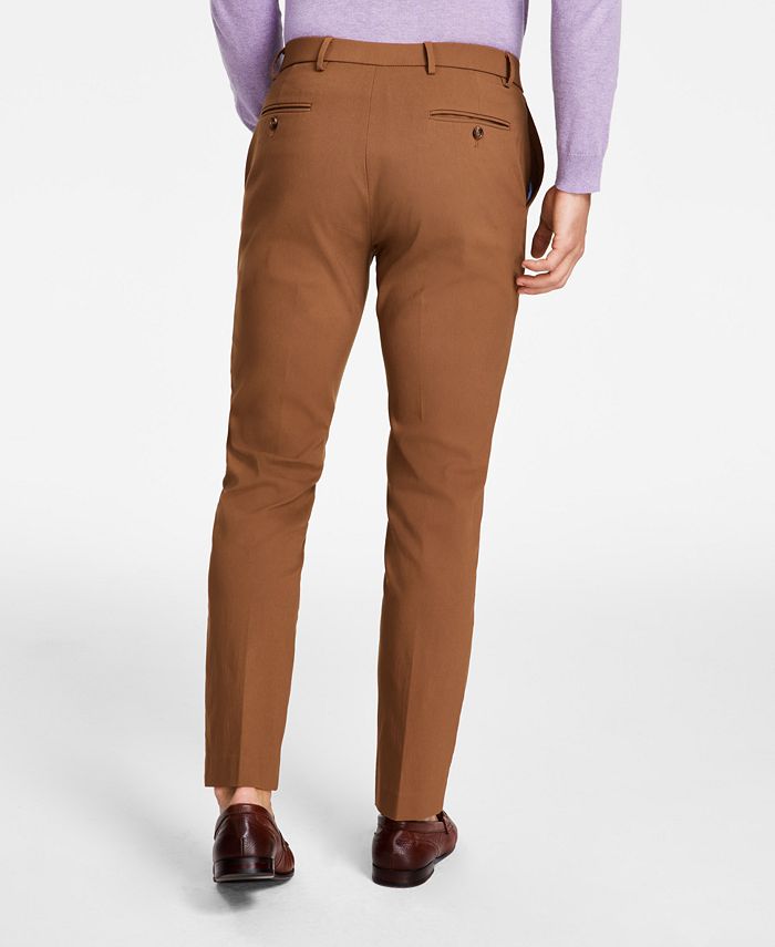 Tommy Hilfiger Men's Modern-Fit TH Flex Stretch Solid Performance Pants ...