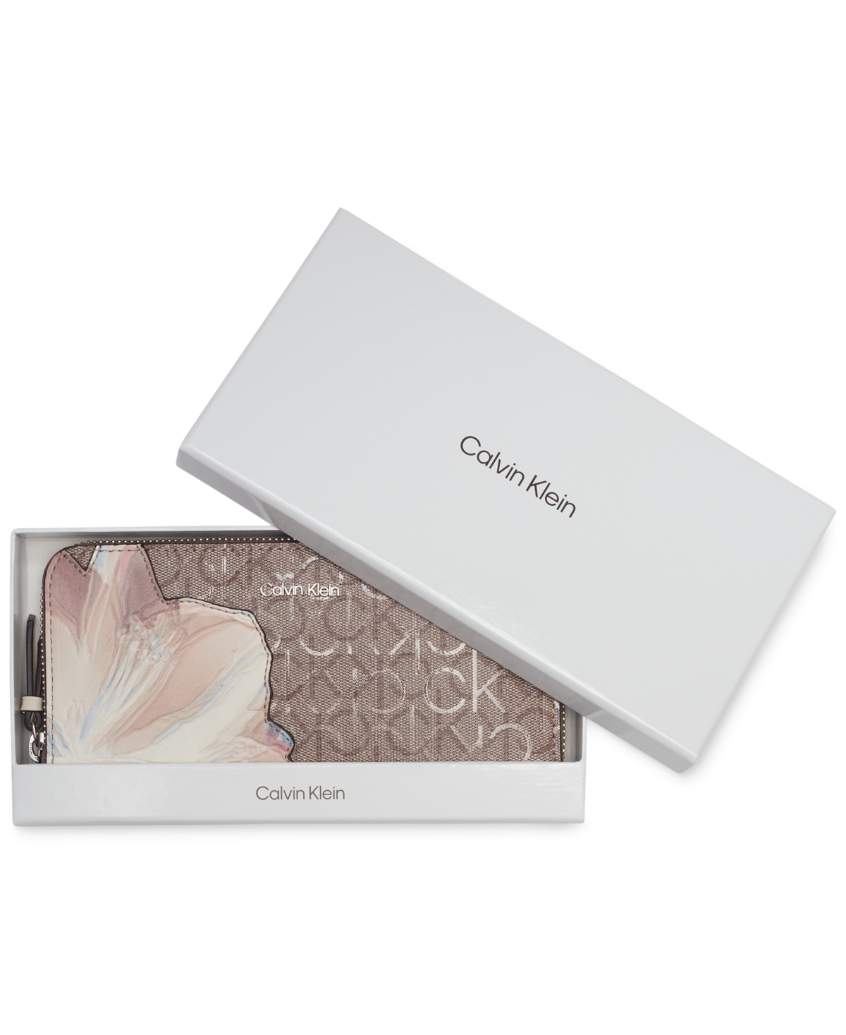 Calvin klein floral wallet on sale