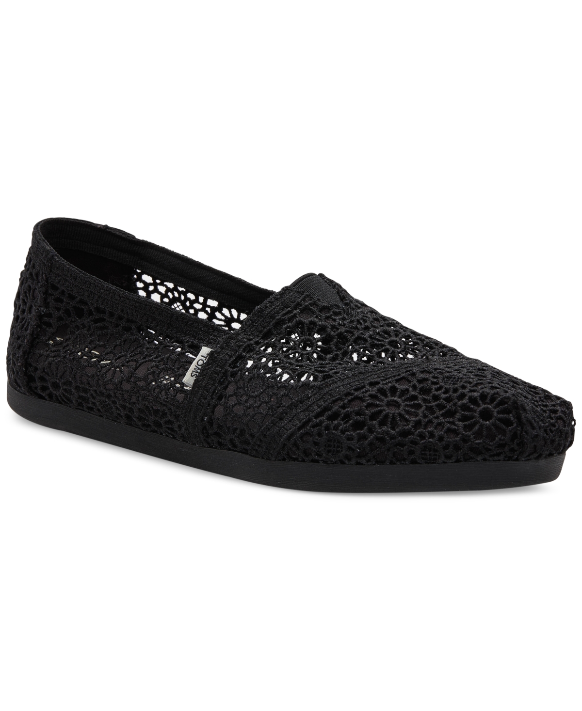 Toms Women's Alpargata Moroccan Crochet Slip-On Flats