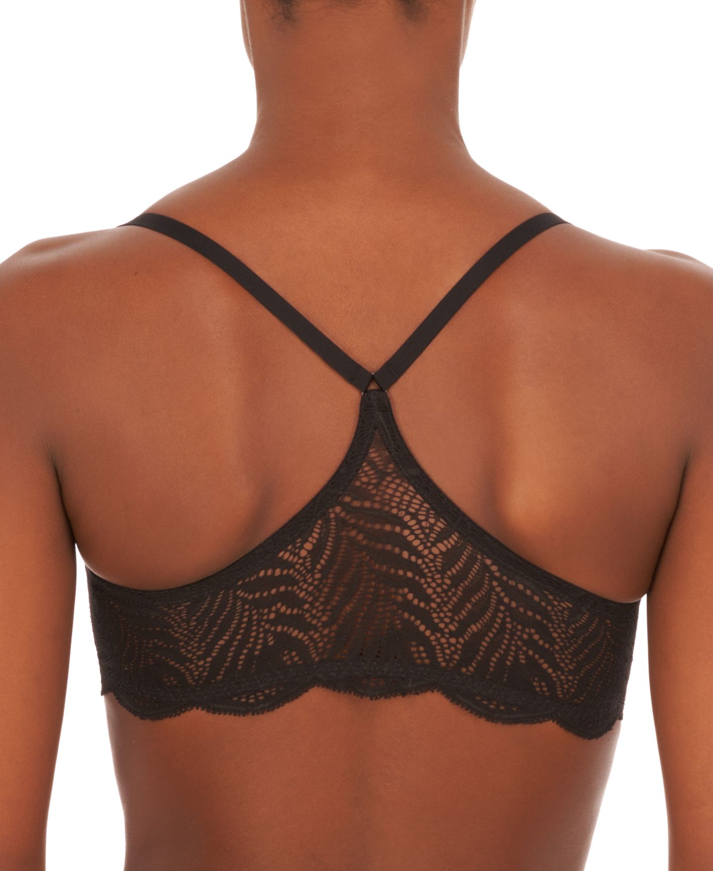 Бра Contour, на косточках, застёжка спереди — Natori, цвет: Чёрный — фото 3