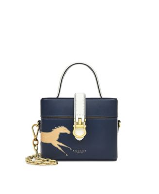Radley London Kentucky Derby 23 Mini Flapover Grab Satchel Bag