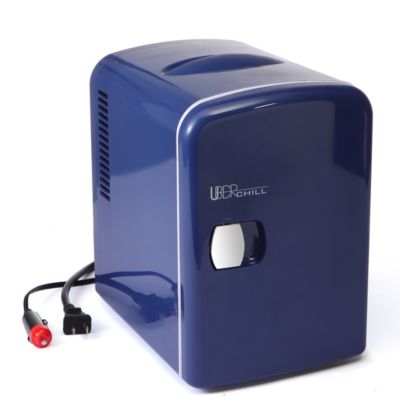 Chill Personal and portable Mini Fridge Cooler and Warmer - 6-can Capacity