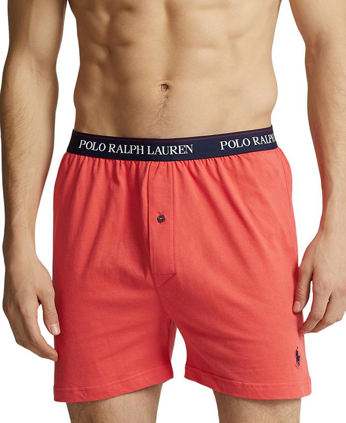 Polo Ralph Lauren Men's 5Pack ClassicFit Cotton Knit Boxers Macy's