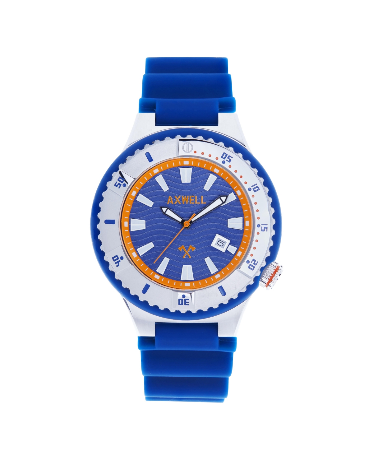 Axwell Men Summit Plastic Watch In Blue