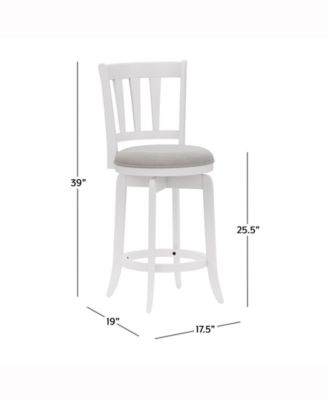 39" Wood Presque Isle Furniture Counter Height Swivel Stool