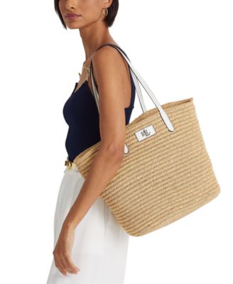 Ralph lauren straw purse online