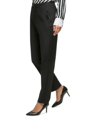 Petite Straight-Leg Suiting Pants, First&commat;Macy’s