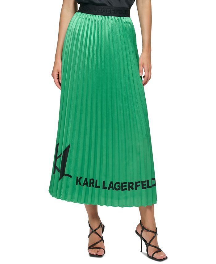 Karl Lagerfeld Paris Women's Pleated KL Skirt & Reviews - Skirts - Women - Macy's