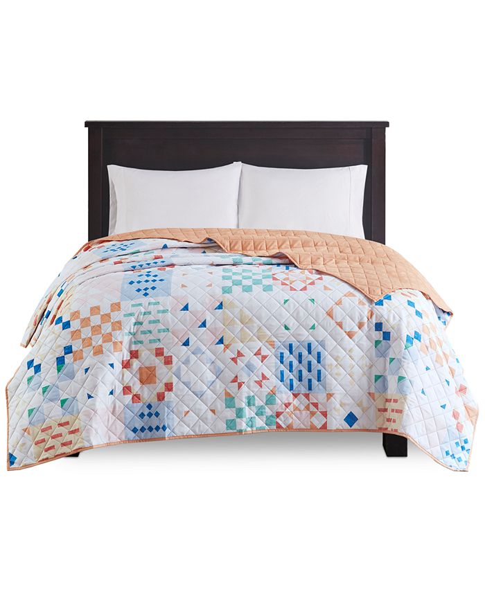 Home Design Printed Patchwork Quilt, Twin/Twin XL, Created for Macy's