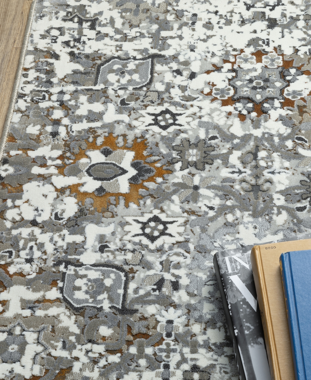 Km Home Astral 5501asl 6'7" X 9'6" Area Rug In Ivory