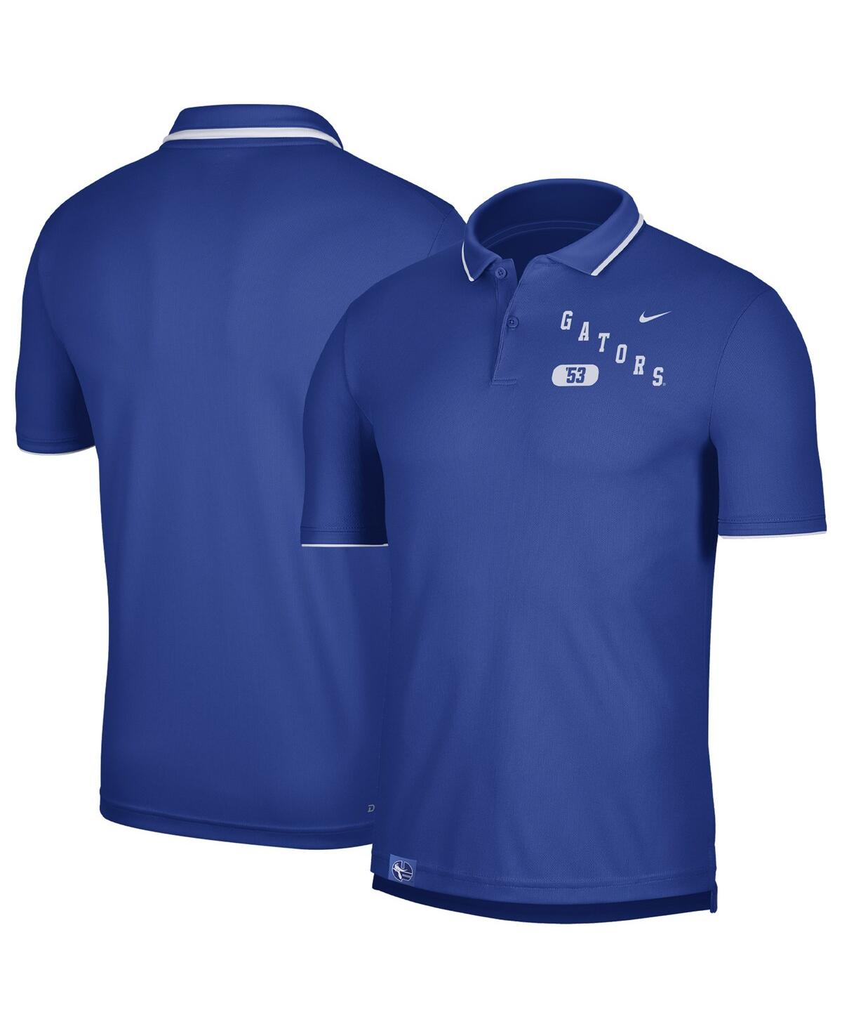 Nike Men's  Royal Florida Gators Wordmark Performance Polo Shirt