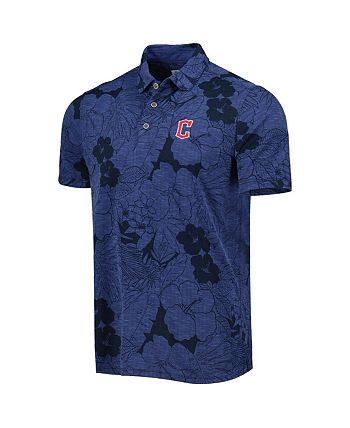Tommy Bahama Men's Navy Cleveland Guardians Miramar Blooms Polo