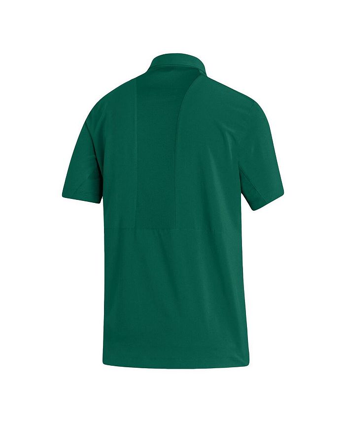 adidas Men's Green Miami Hurricanes Coaches Polo Shirt Macy's