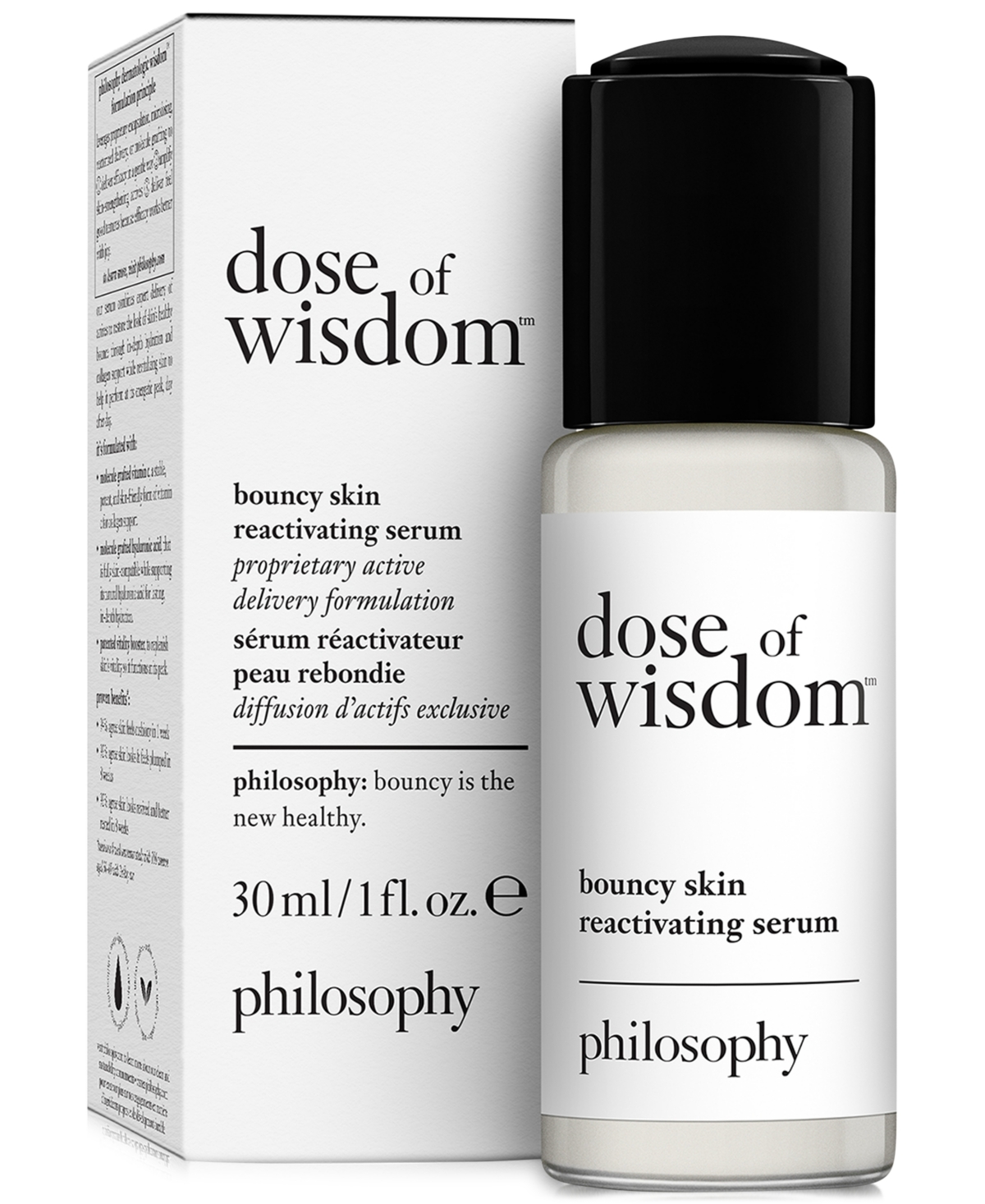 Philosophy Dose Of Wisdom Bouncy Skin Reactivating Serum, 1 Oz. In No Color