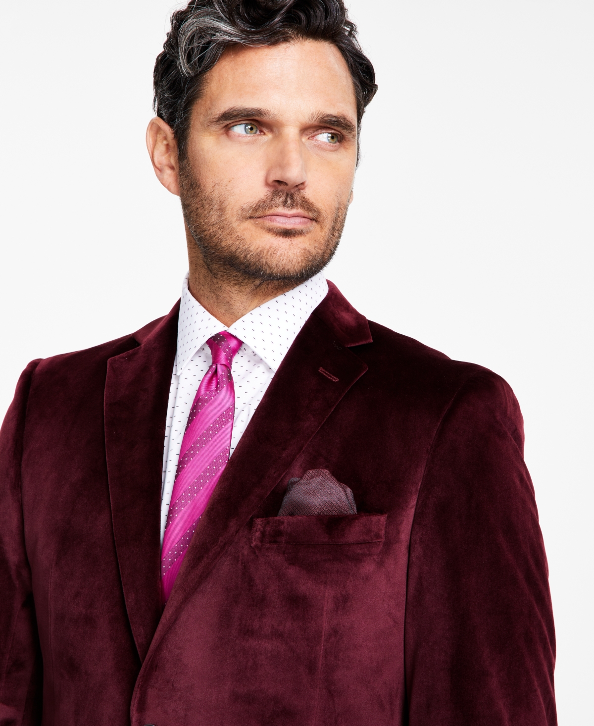 Alfani Men's Slim-Fit Solid Velvet Sport Coats, Created for Macy's