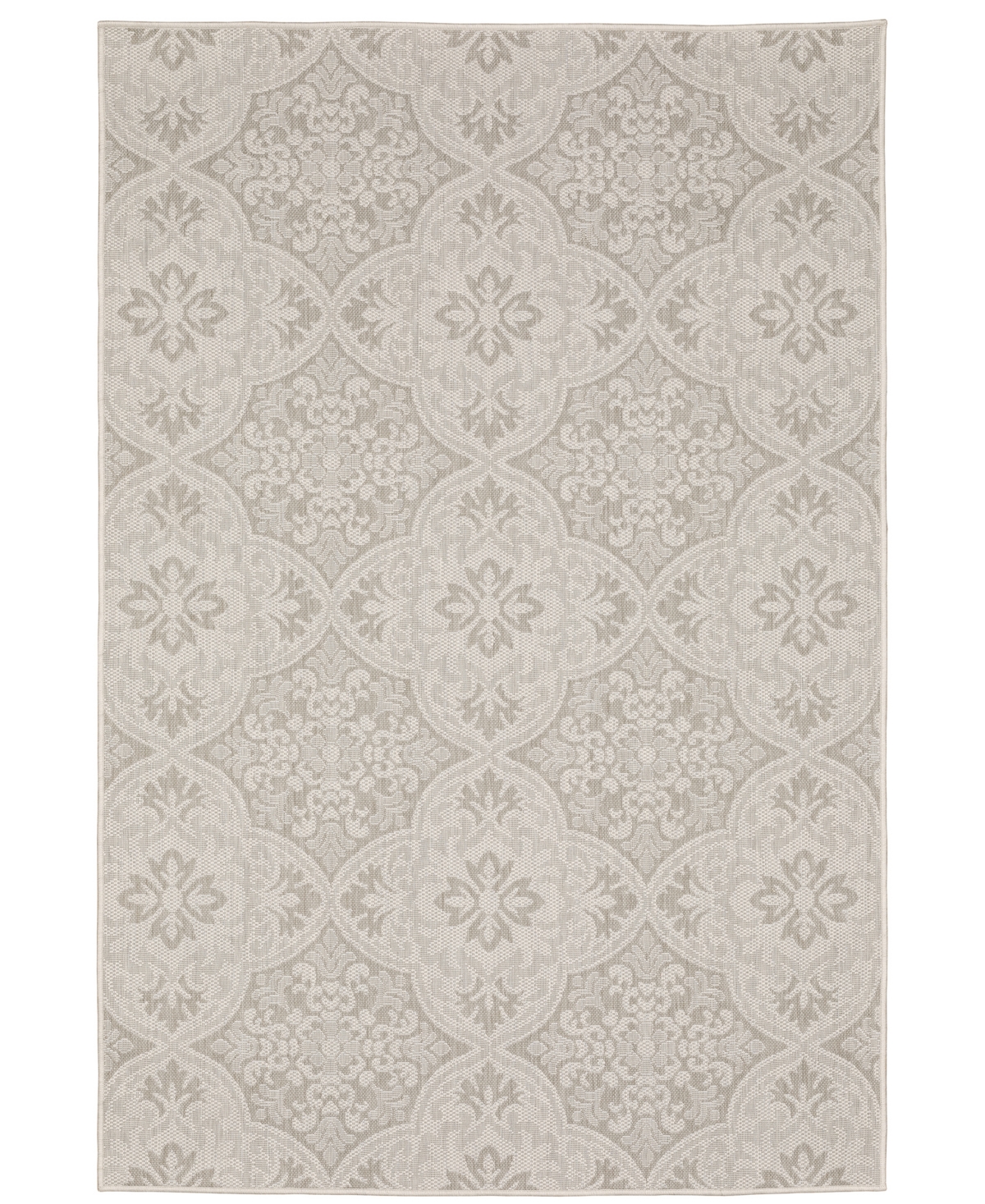 Jhb Design Genoa Outdoor 2805gna 6'7" X 9'2" Area Rug In Beige