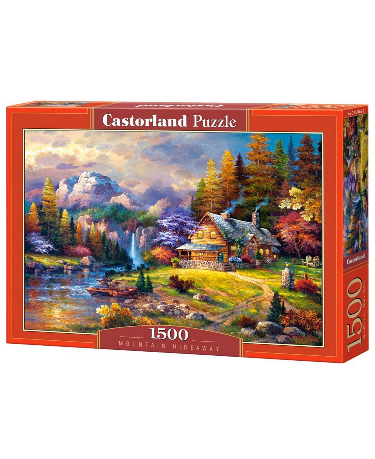 Castorland Mountain Hideaway Jigsaw Puzzle Set, 1500 Piece In Multicolor