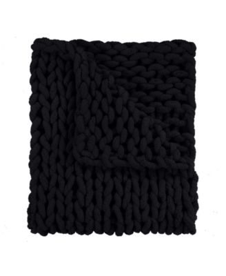 Chenille Knitted Throw, 40" x 50"