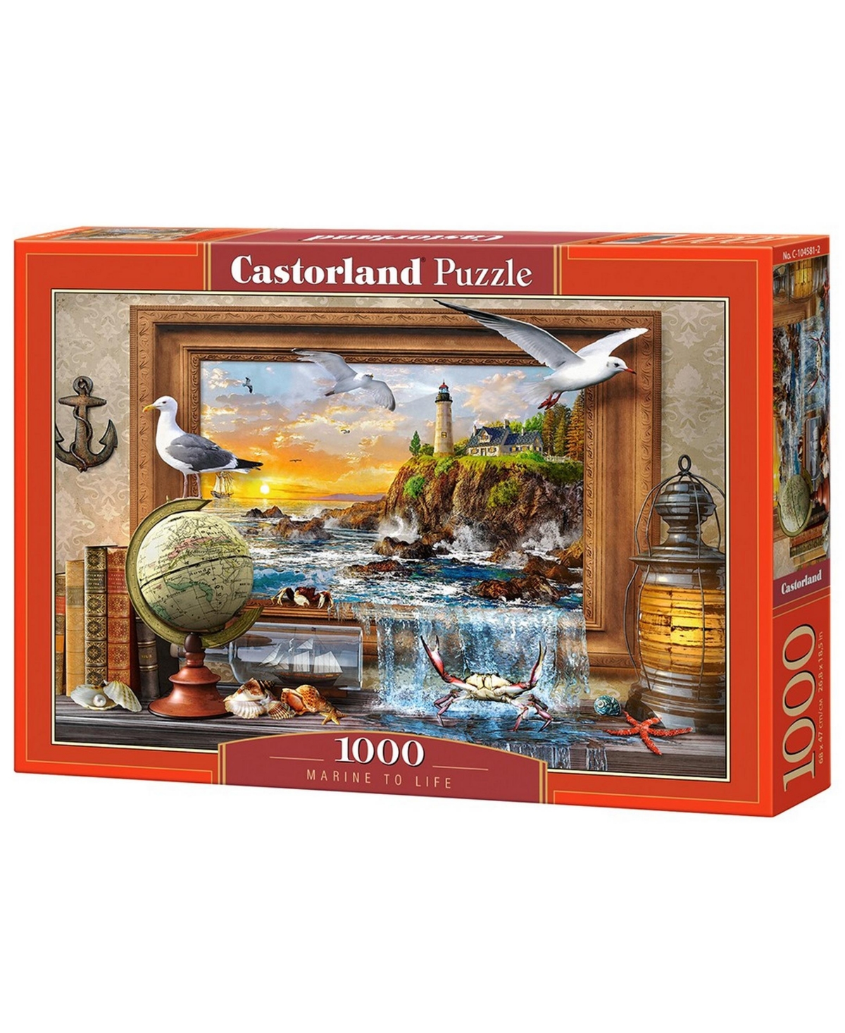 Castorland Marine To Life Jigsaw Puzzle Set, 1000 Piece In Multicolor